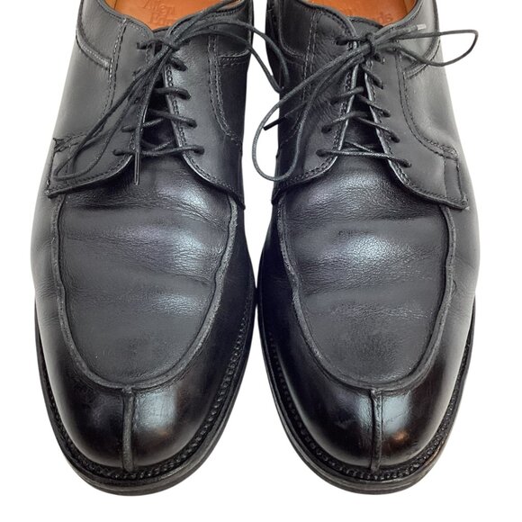Allen Edmonds Stockbridge Leather Split Toe Mens 12AA Derby Dress Shoes Black - Picture 7 of 13